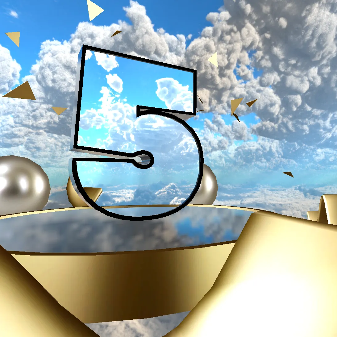 【VRChat想定ワールドギミック】Number Mirrors