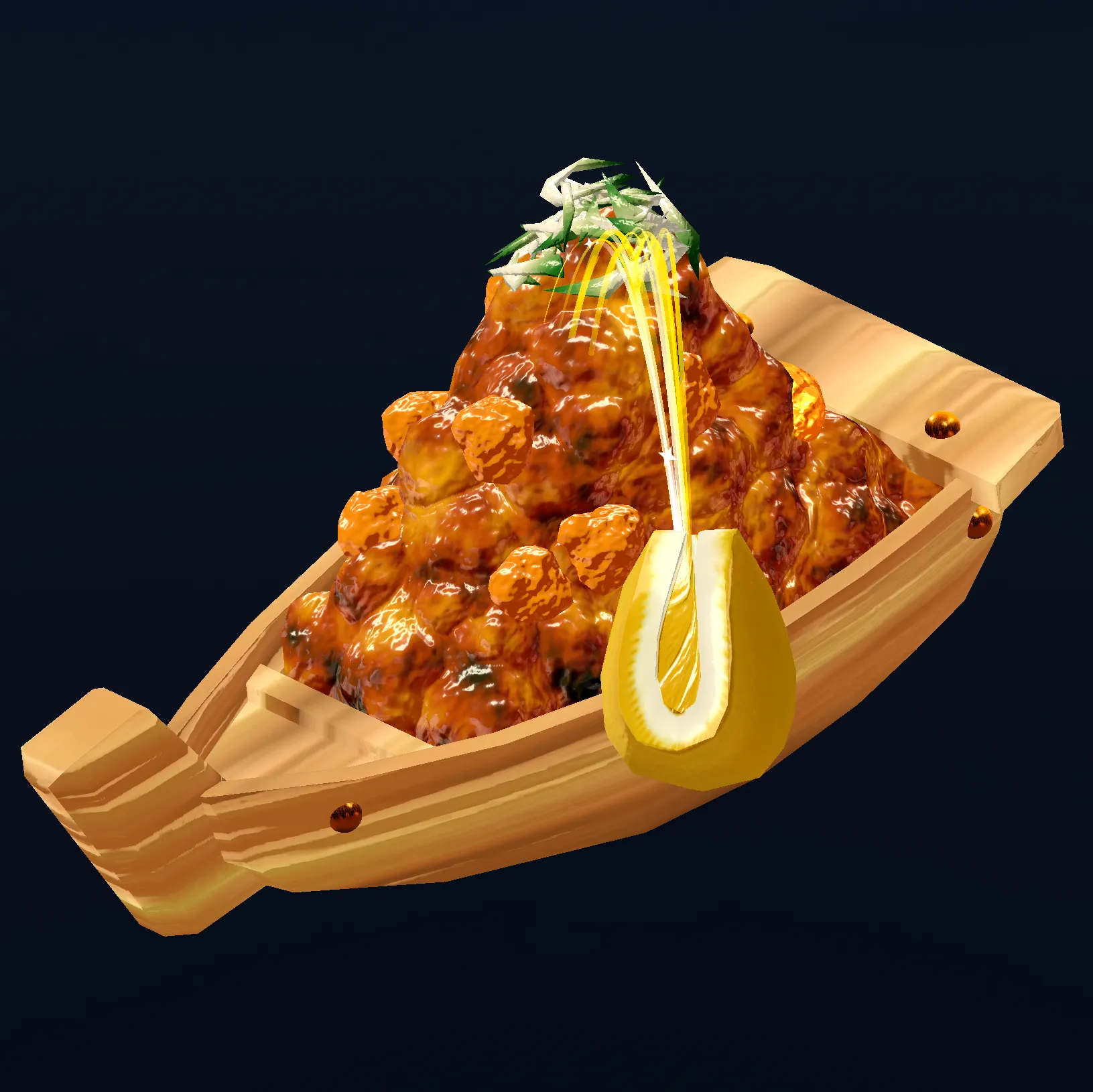 【VRChat想定ワールドギミック】「船盛りからあげ」