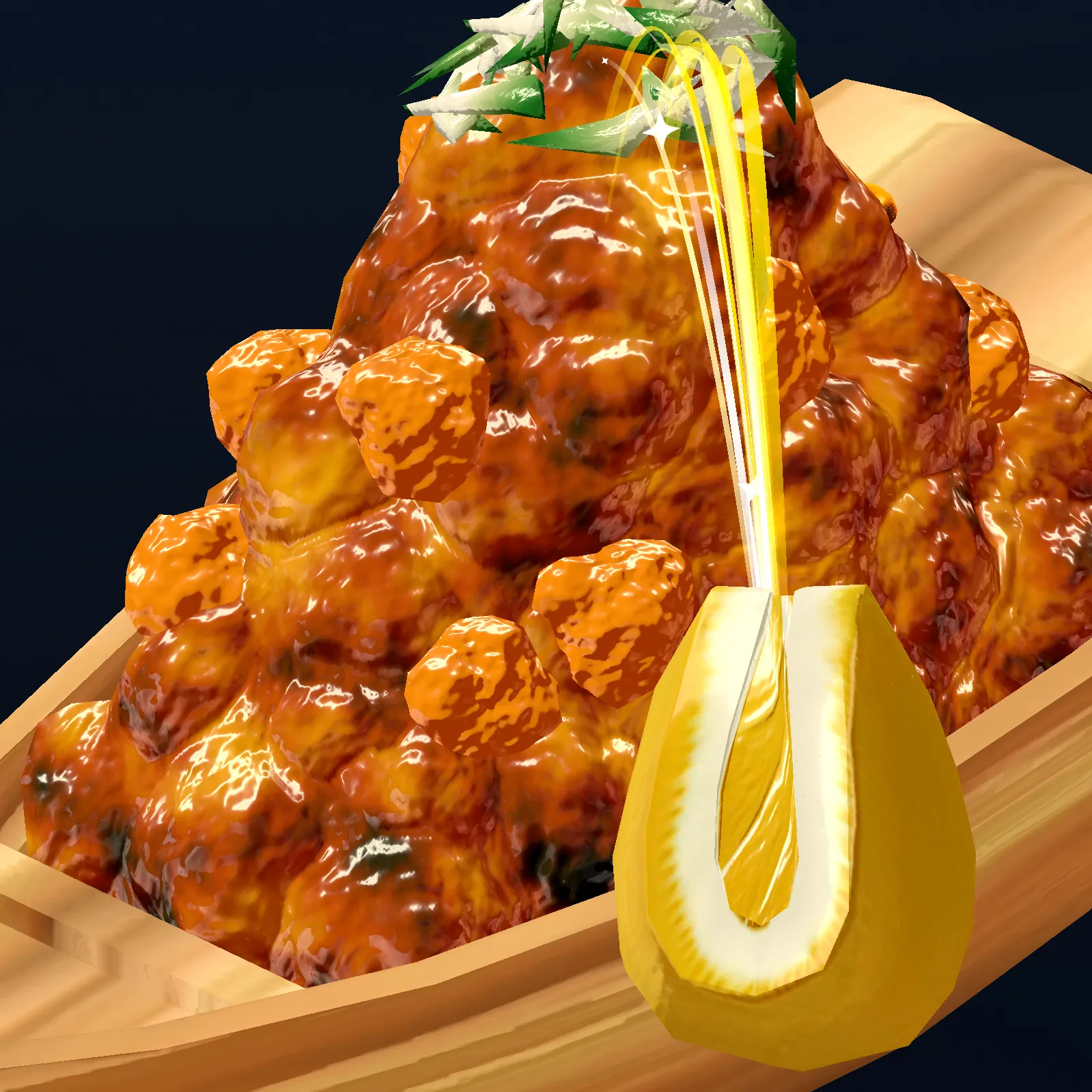 【VRChat想定ワールドギミック】「船盛りからあげ」